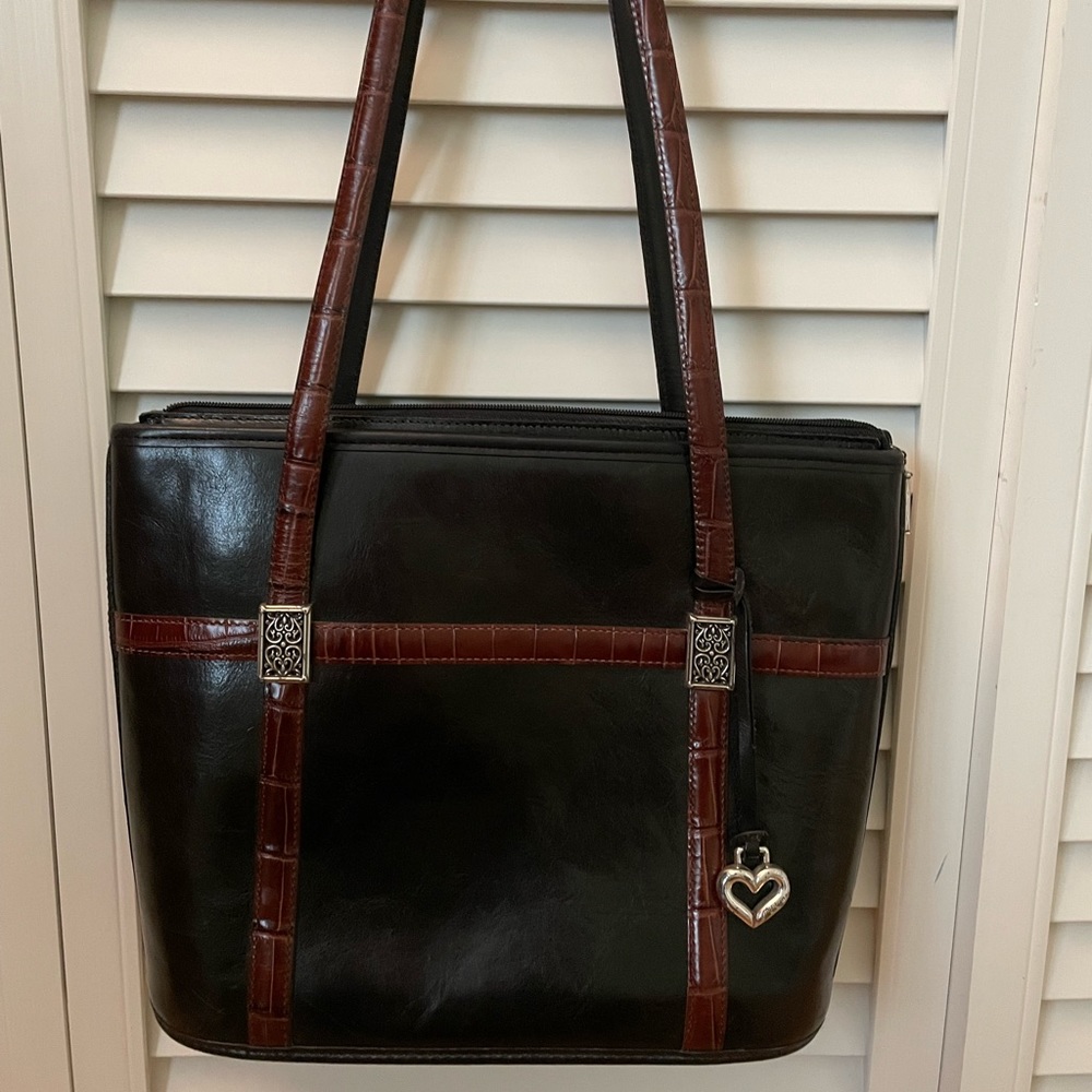 Brighton Black Shoulder Tote